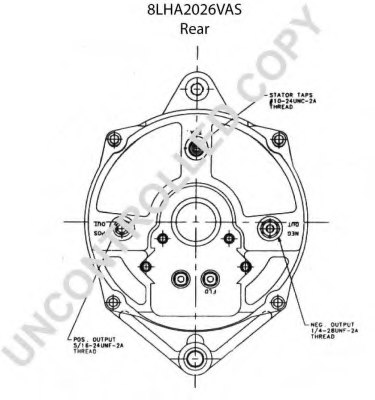 PRESTOLITE ELECTRIC 8LHA2026VAS Alternator